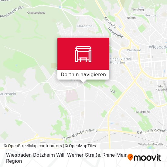 Wiesbaden-Dotzheim Willi-Werner-Straße Karte