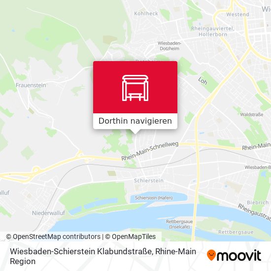 Wiesbaden-Schierstein Klabundstraße Karte