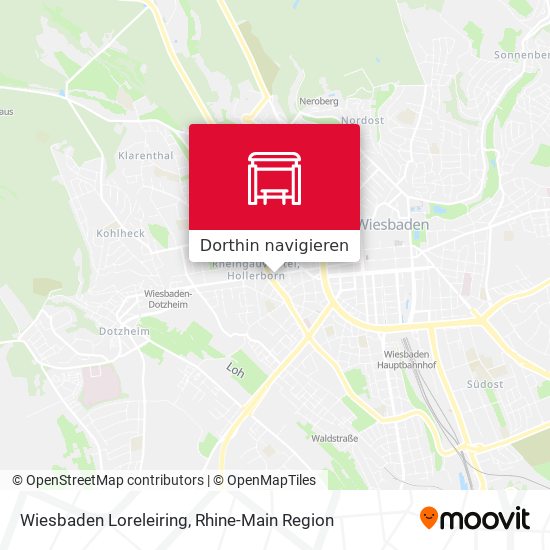 Wiesbaden Loreleiring Karte