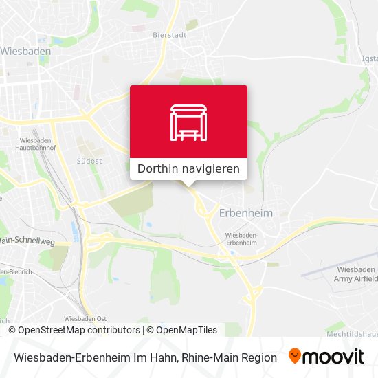 Wiesbaden-Erbenheim Im Hahn Karte