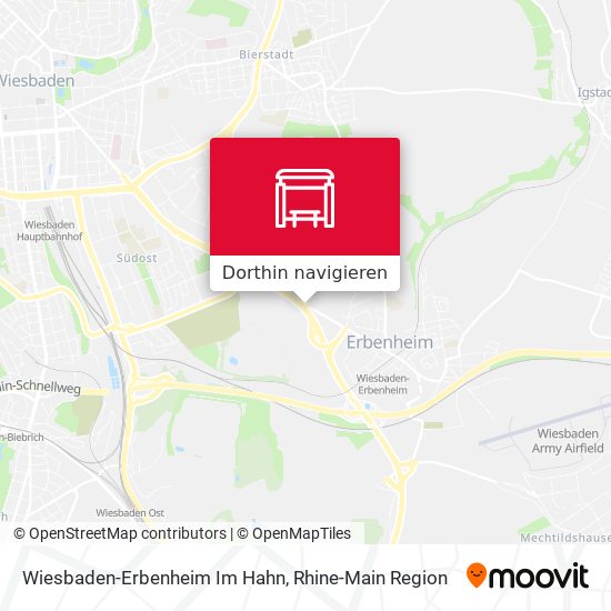 Wiesbaden-Erbenheim Im Hahn Karte