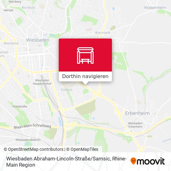 Wiesbaden Abraham-Lincoln-Straße / Samsic Karte