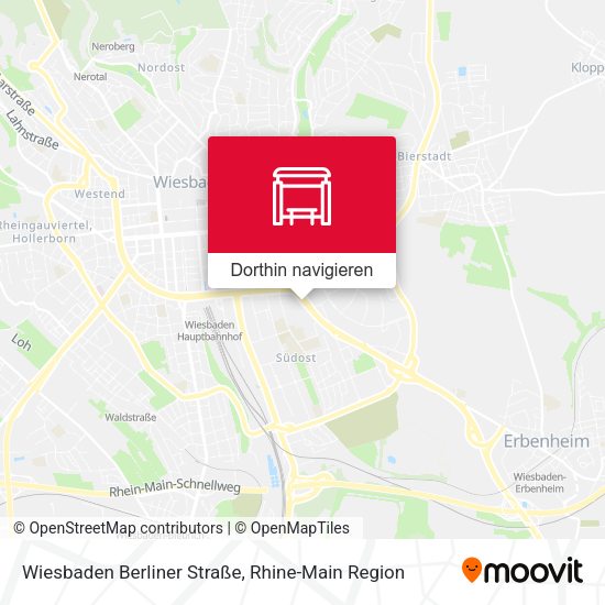 Wiesbaden Berliner Straße Karte