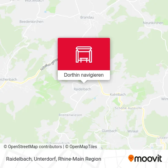 Raidelbach, Unterdorf Karte