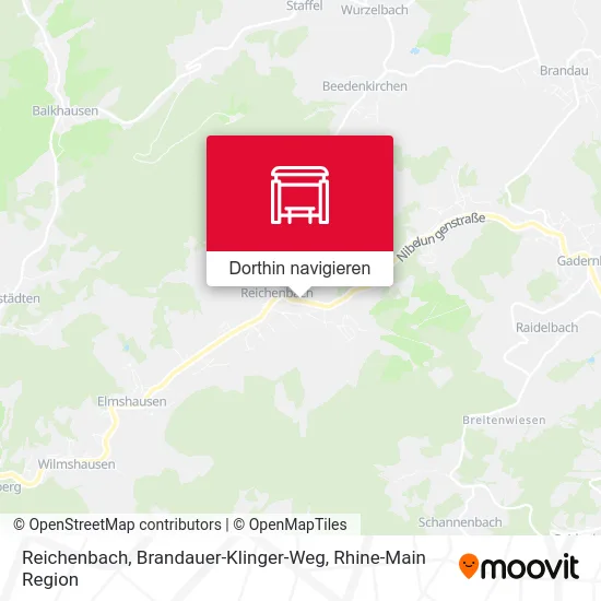 Reichenbach, Brandauer-Klinger-Weg Karte