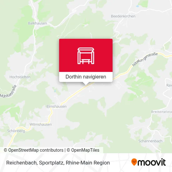 Reichenbach, Sportplatz Karte