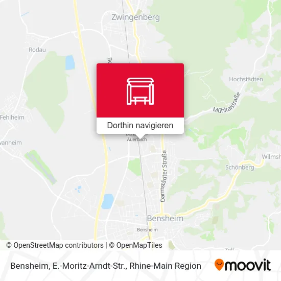Bensheim, E.-Moritz-Arndt-Str. Karte