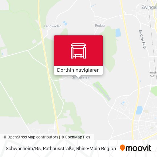 Schwanheim/Bs, Rathausstraße Karte
