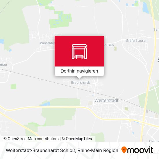 Weiterstadt-Braunshardt Schloß Karte