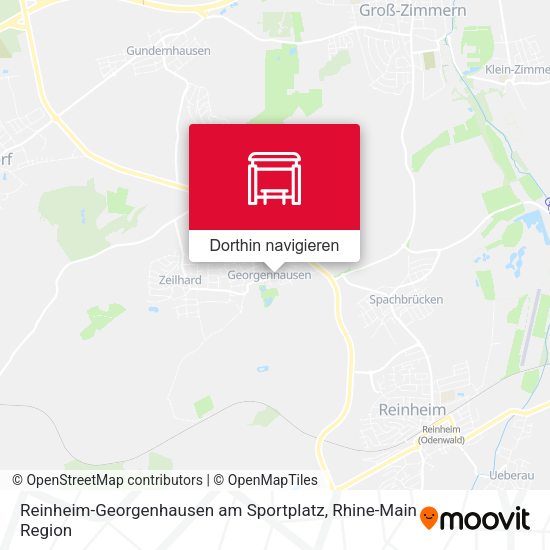 Reinheim-Georgenhausen am Sportplatz Karte