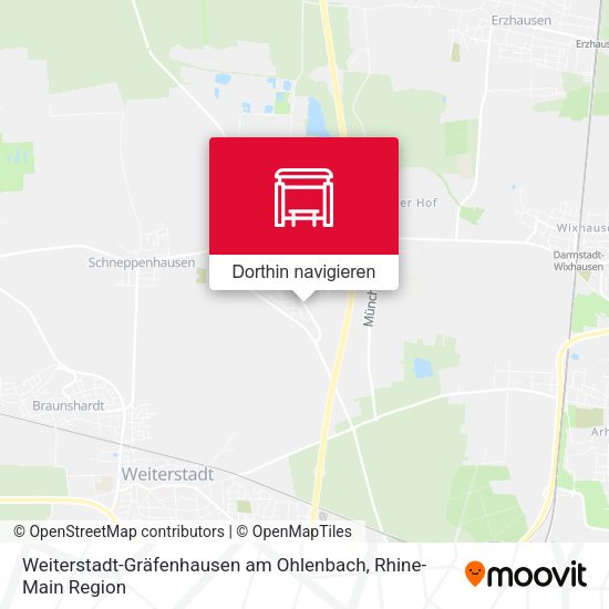 Weiterstadt-Gräfenhausen am Ohlenbach Karte