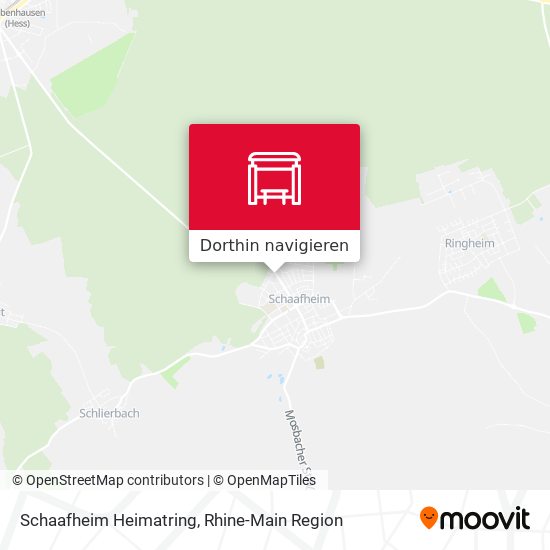 Schaafheim Heimatring Karte