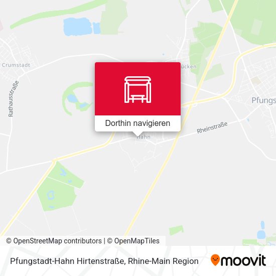 Pfungstadt-Hahn Hirtenstraße Karte