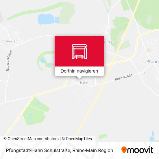 Pfungstadt-Hahn Schulstraße Karte