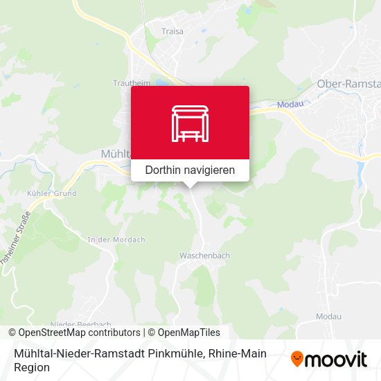 Mühltal-Nieder-Ramstadt Pinkmühle Karte