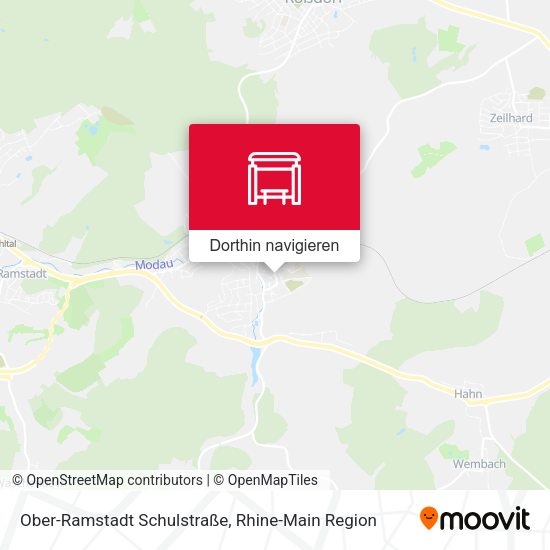 Ober-Ramstadt Schulstraße Karte