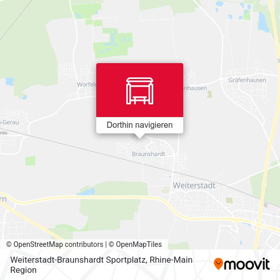 Weiterstadt-Braunshardt Sportplatz Karte