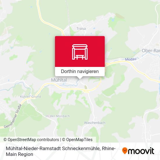 Mühltal-Nieder-Ramstadt Schneckenmühle Karte