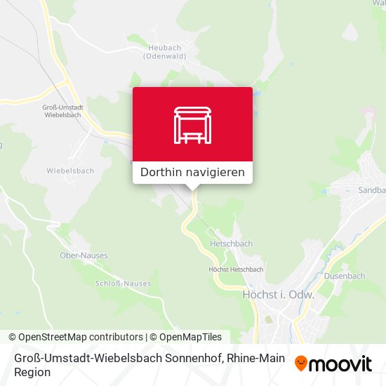 Groß-Umstadt-Wiebelsbach Sonnenhof Karte