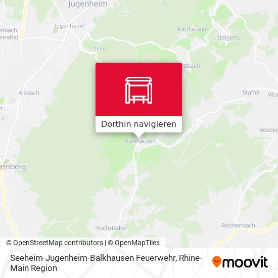 Seeheim-Jugenheim-Balkhausen Feuerwehr Karte