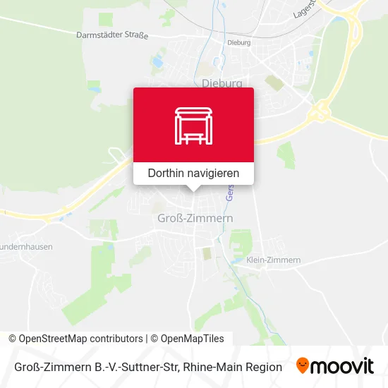 Groß-Zimmern B.-V.-Suttner-Str Karte