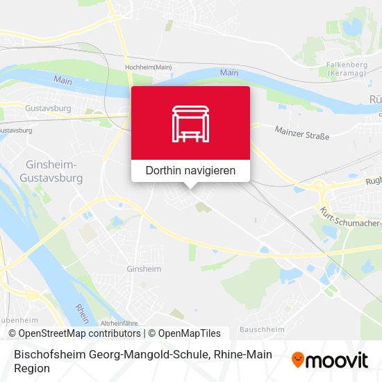 Bischofsheim Georg-Mangold-Schule Karte