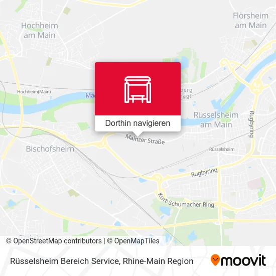 Rüsselsheim Bereich Service Karte