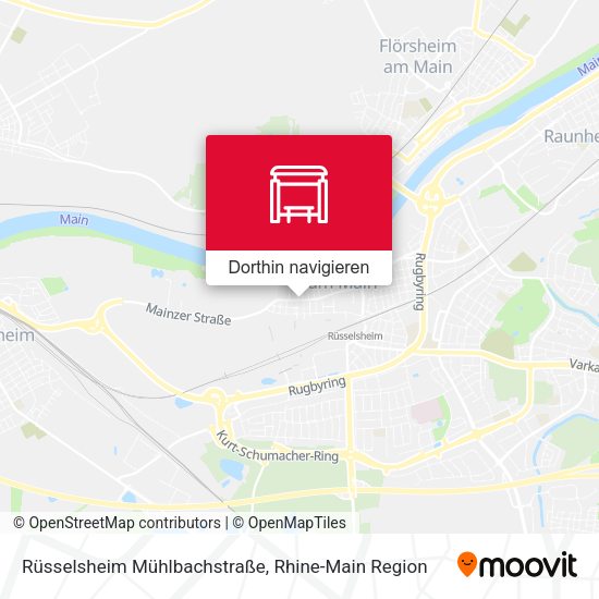 Rüsselsheim Mühlbachstraße Karte
