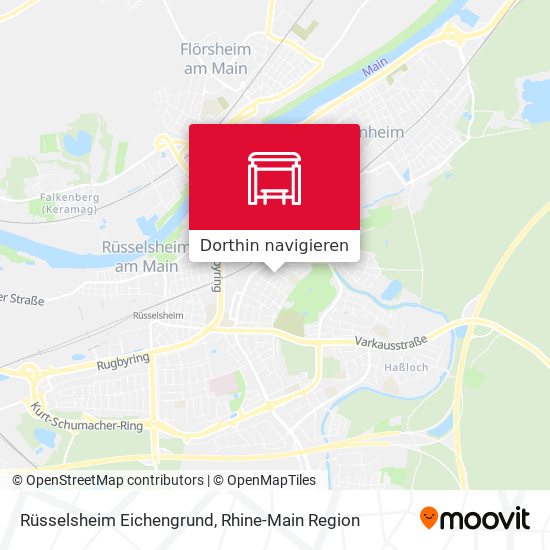 Rüsselsheim Eichengrund Karte