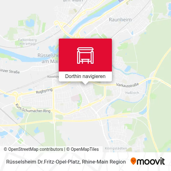 Rüsselsheim Dr.Fritz-Opel-Platz Karte
