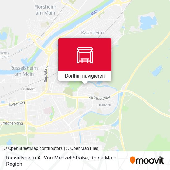 Rüsselsheim A.-Von-Menzel-Straße Karte