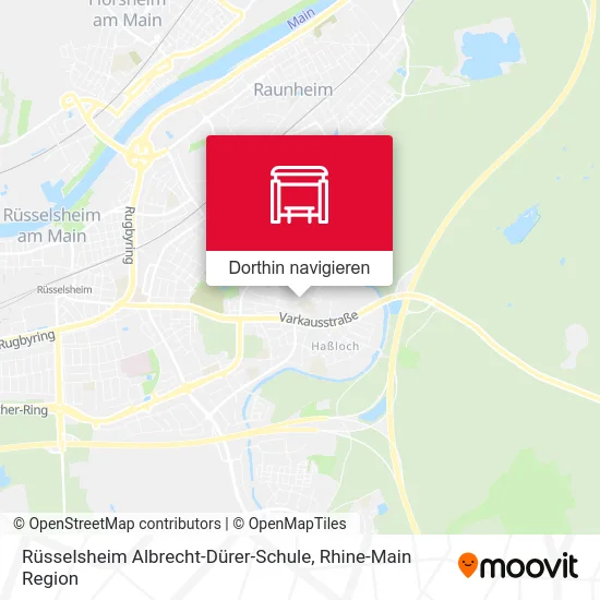 Rüsselsheim Albrecht-Dürer-Schule Karte