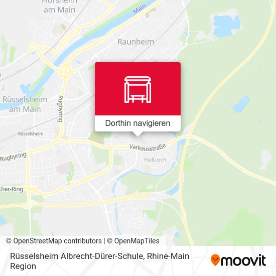 Rüsselsheim Albrecht-Dürer-Schule Karte