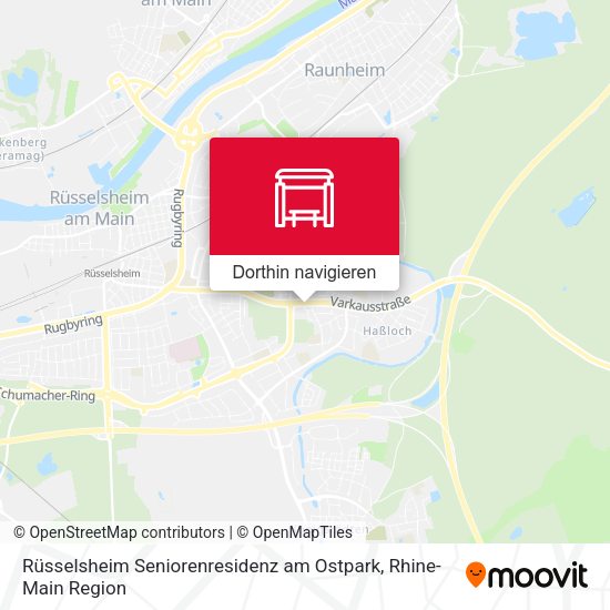 Rüsselsheim Seniorenresidenz am Ostpark Karte