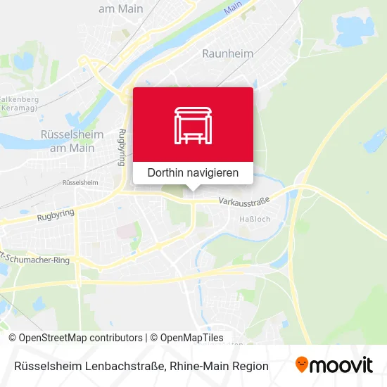 Rüsselsheim Lenbachstraße Karte
