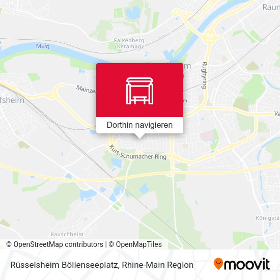 Rüsselsheim Böllenseeplatz Karte