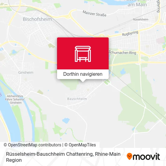 Rüsselsheim-Bauschheim Chattenring Karte