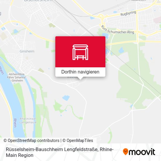 Rüsselsheim-Bauschheim Lengfeldstraße Karte
