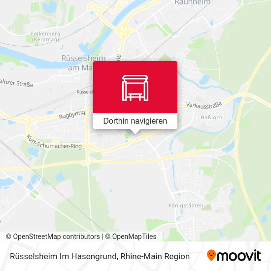 Rüsselsheim Im Hasengrund Karte