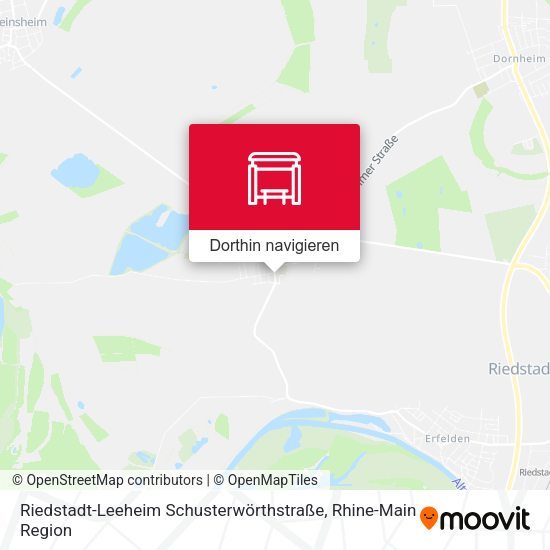 Riedstadt-Leeheim Schusterwörthstraße Karte