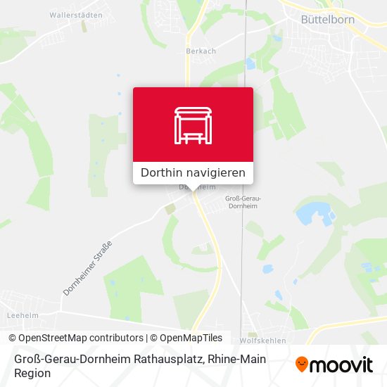 Groß-Gerau-Dornheim Rathausplatz Karte