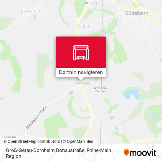 Groß-Gerau-Dornheim Donaustraße Karte