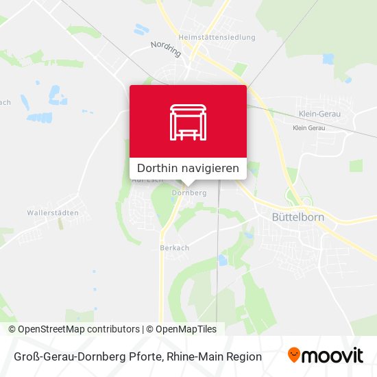 Groß-Gerau-Dornberg Pforte Karte