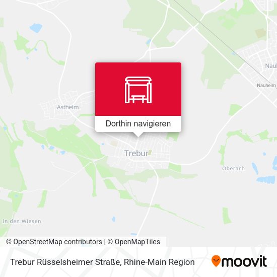 Trebur Rüsselsheimer Straße Karte