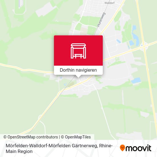 Mörfelden-Walldorf-Mörfelden Gärtnerweg Karte