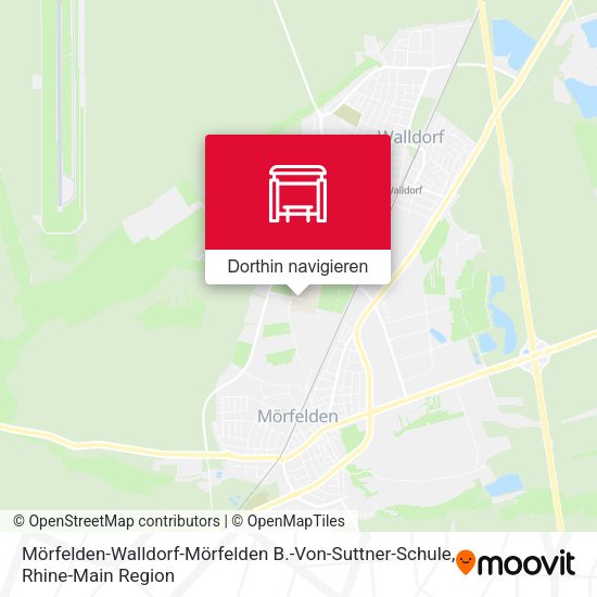 Mörfelden-Walldorf-Mörfelden B.-Von-Suttner-Schule Karte