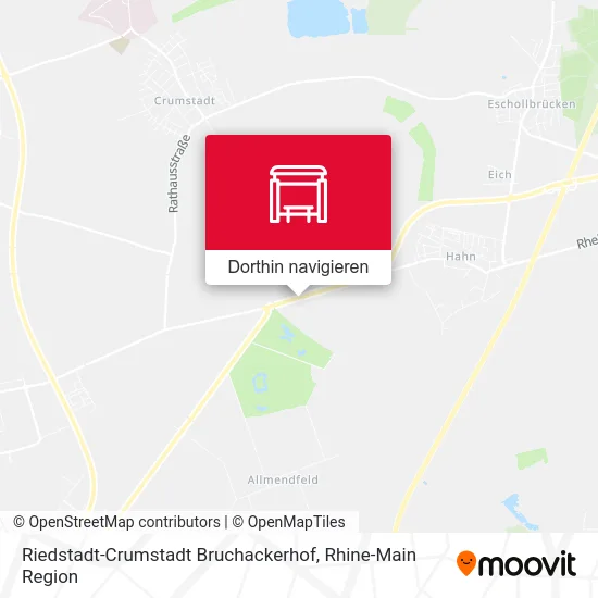 Riedstadt-Crumstadt Bruchackerhof Karte