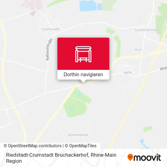 Riedstadt-Crumstadt Bruchackerhof Karte