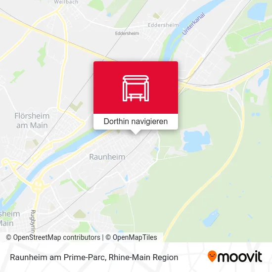 Raunheim am Prime-Parc Karte