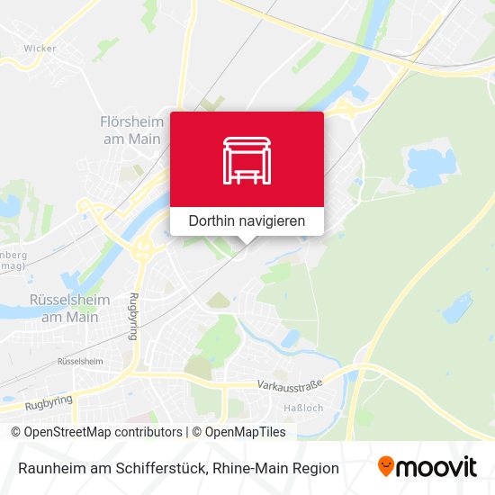 Raunheim am Schifferstück Karte